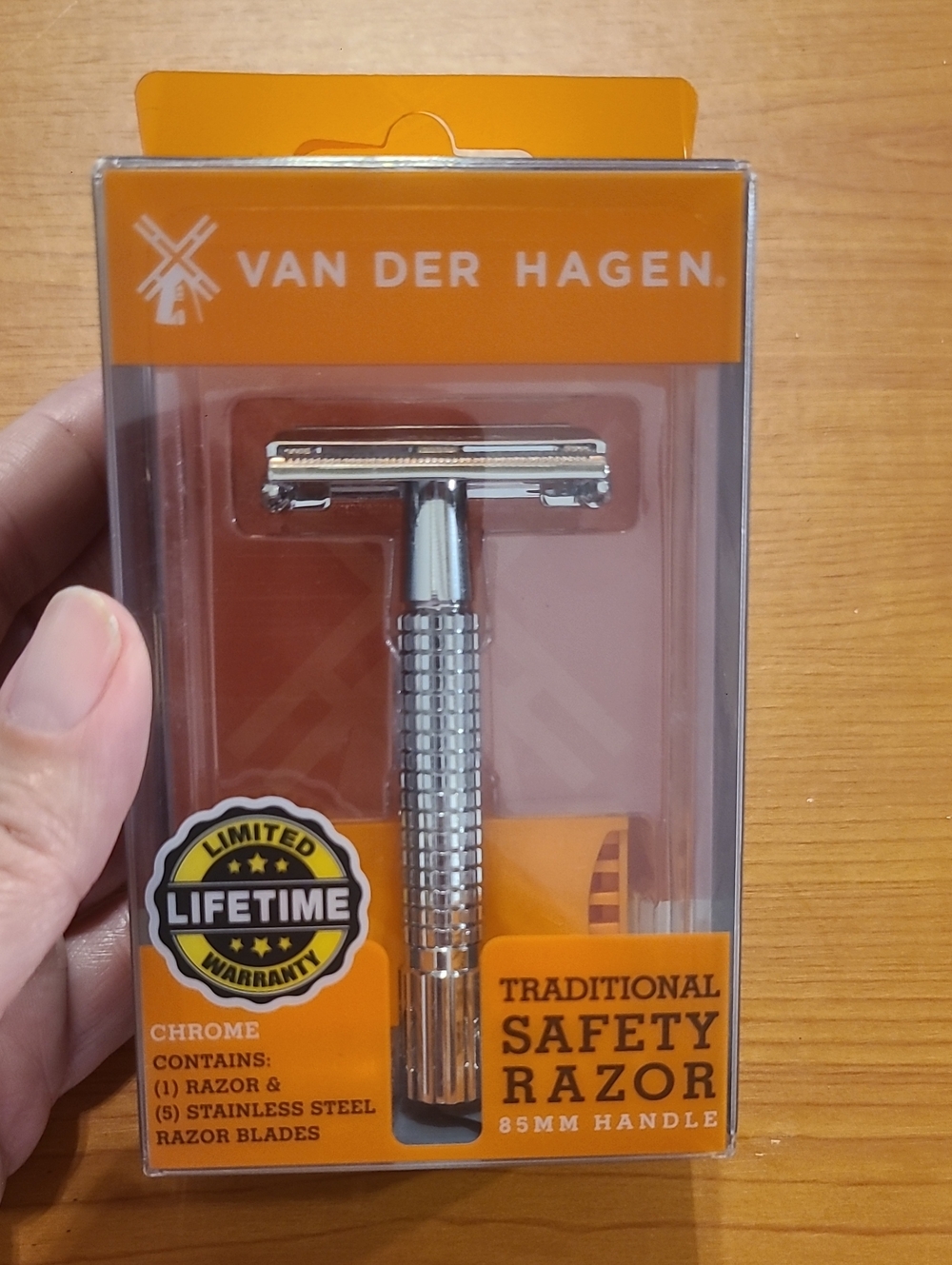 Van Der Hagen Razor Stainless Steel Safety Blades